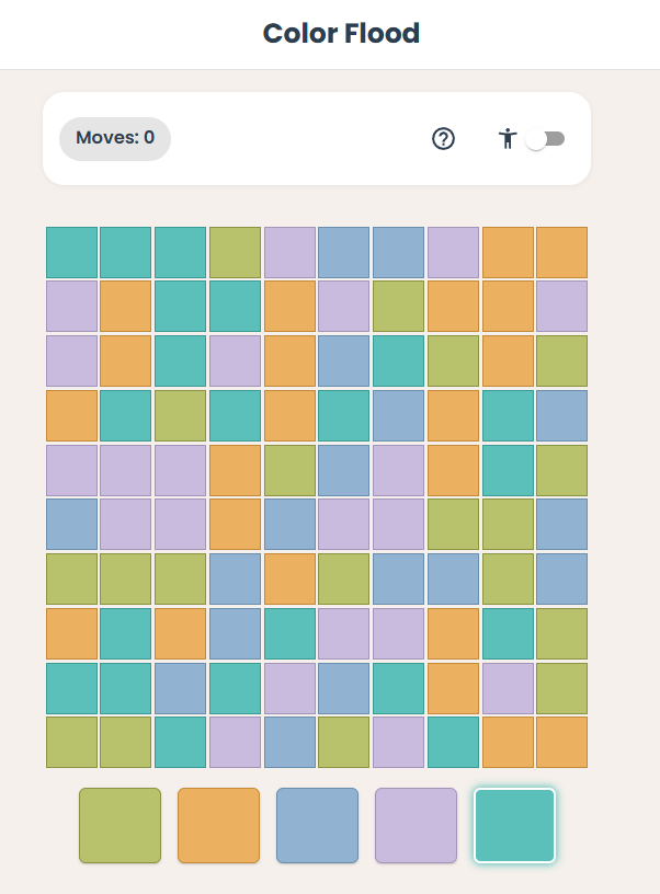 Solving Color Flood - Cover Image